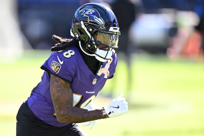 Former Ravens WR admits he was too cold to enter a game last season