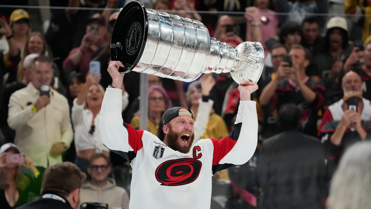 ‘Not hoisting that without him’: Hurricanes’ Staal did it all in Cup run