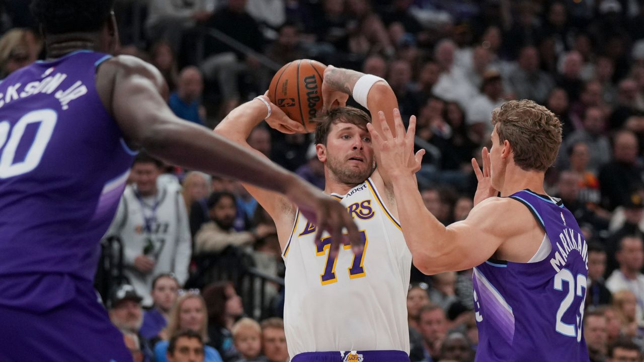 Luka Doncic scores season-high 52, Lakers beat Jazz