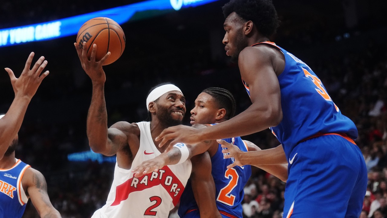 Raptors’ Kawhi Leonard looks sharp in pre-season debut vs. Knicks